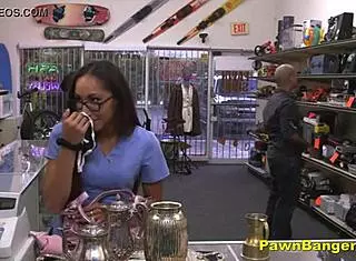 Did this teen nurse hide panties in her snatch on cam?