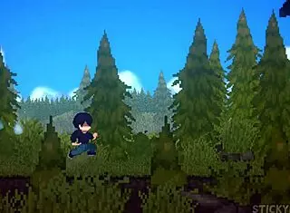 I fucked a thick white girl with a big ass, then she passed me to her friend in this hentai game