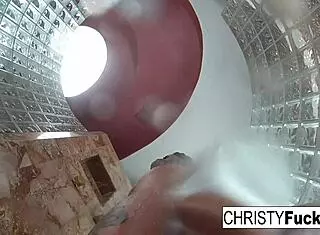 i had so much fun in the hot shower with christy and dahlia, their big tits and asses were incredible