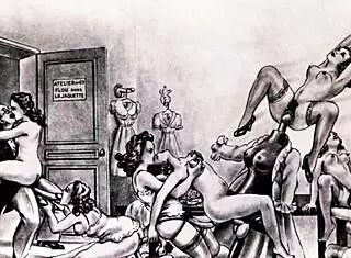 I love these vintage erotic drawings from the past