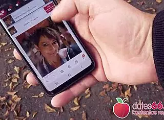 Ugly short hair milf fucked outdoors!