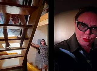 Dominatrix Mistress April Sets Up Correctional Slave With Caning And Bondage