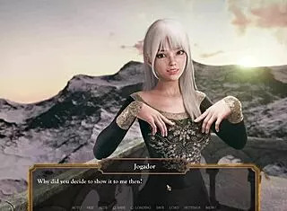 She showed me the castle view, and I got excited