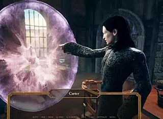 She showed me the castle view, and I got excited