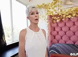 Gilfaf - Granny Foxxxy Darlin Gets Horny for Big Cock