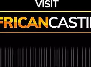 Hot Ebony Teen 18+ Model Wearing Swimsuit For Audition Teases Big Cock Producer