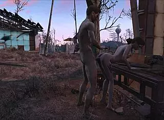 i can't believe how hard i got watching fallout 4 slave training.