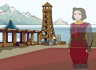 Korra's tits steal the show in Four Element Trainer Book 5 adventure