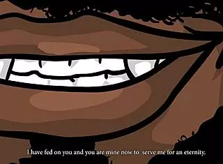 big tit babe meets vampire in hentai story