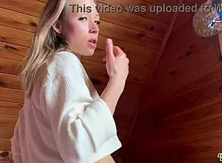 Amateur Russian Sex with Double Cumshot and Creampie in Homemade POV