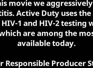 ActiveDuty Soldier Drills Tight Recruit in Rough Army Threesome.