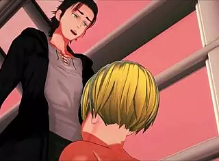 eren fucking armin hard after the time skip - on titan hentai