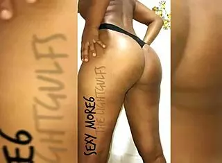 New model showcases sexy legs in lingerie casting.