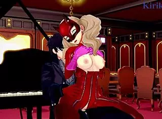 Futaba Sakura And Ann Takamaki Intense Sex Scene