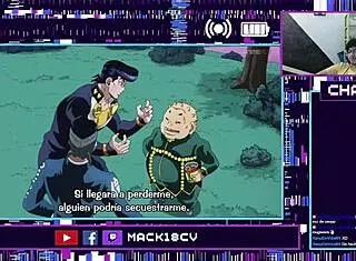 JoJo's Bizarre Adventure unfolds in part 4, chapters 17-18.