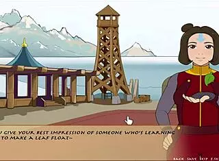 Korra's tits steal the show in Four Element Trainer Book 5 adventure