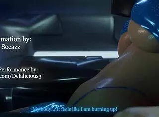 Rule 34 Samus hentai explodes with action!