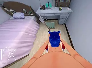 Anime hentai game gaming mita cappie sex in various positions and blowjob