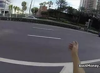 Yo, banging huge-titty teen in parking lot