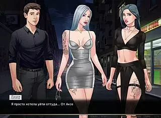 full hentai gameplay in our red string part 36 with cum swallowing sluts