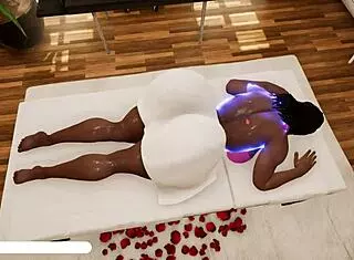 Hot Massage Therapy Session Turns Into Fun Game And Ends Well