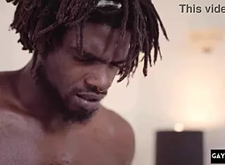 Intense Emotions in Hot Black Gay Sex