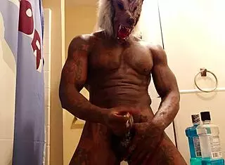 Big Black Hairy Dick Worship by Brunette