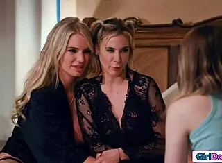 stepmoms teach teen lick pussy