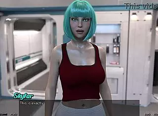 stranded in space playing and kissing the hot doctor