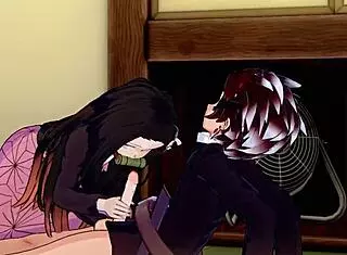 Koikatsu Tanjiro And Nezuko In Demon Slayer Hentai Sex Scene With Blowjob And Cumshot