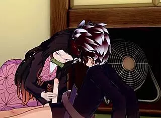 Koikatsu Tanjiro And Nezuko In Demon Slayer Hentai Sex Scene With Blowjob And Cumshot