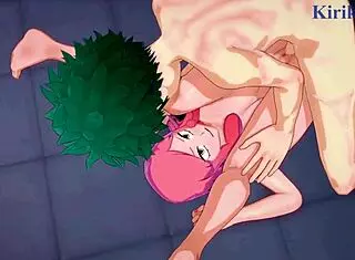 Kinoko Komori Mei Hatsume Izuku Midoriya Intense Sex