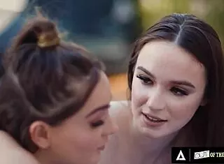 out of the family - two stepsisters hazel moore and aften opal fuck together like old times