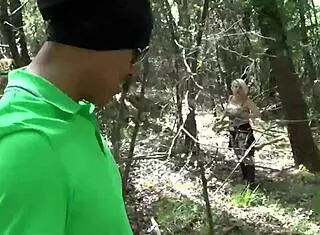 busty tattoed mature in anal adventure outdoor