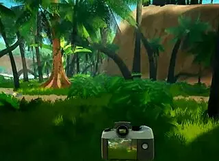 sapphire safari futanari hentai game pornplay ep 1 pokemon like monster futa girls photoshoot on desert island