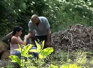 Horny German Couple Engages In Rough Outdoor Fucking With Cumshot And Voyeur Watch