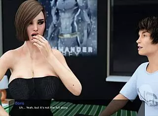 Violet Swallows Cum After Licking Ass In Milfy City