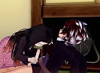 Koikatsu Tanjiro And Nezuko In Demon Slayer Hentai Sex Scene With Blowjob And Cumshot