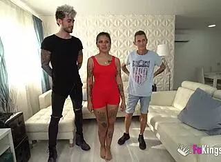 Anty delivers premium Chilean blowjob to dirty couple