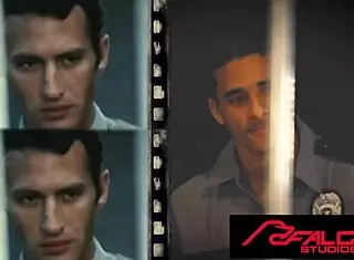 Man, Falconstudios jocks go hard with prison bareback action