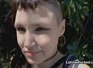 i'm banging this tattooed latina amateur for quick cash