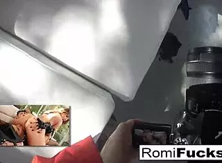 Romi Rain And Addison Feel Passion In Halloween Lesbian Scene