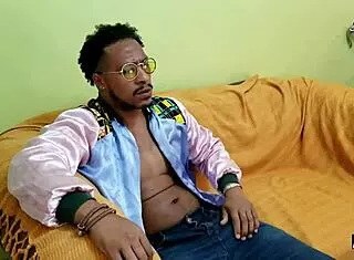 Wife sits on employee's big cock in red lingerie