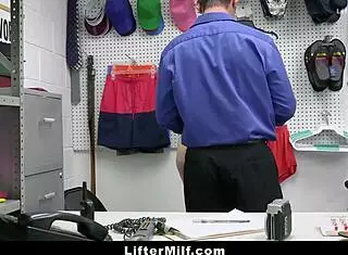 Milf punished for shoplifting