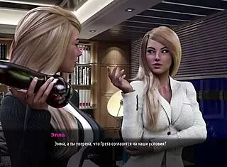 cartoon whore licks nipples in fashion business gameplay ep 3