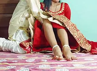 newly married couple's first night in indian village with shaved bride 😘