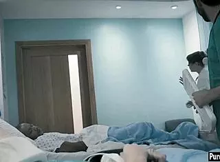 nasty doctor fucks hurt petite 18+ teen 18+ with monster cock in hospital