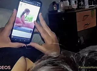 watching porn tiktoks with my best friend?