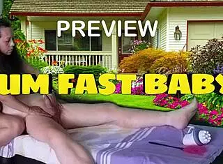 preview of cum fast baby with agarabas and olpr, outdoor jerk off instructions and muff diving