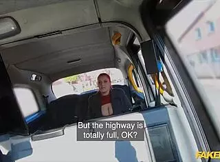 I'm obsessed with this Spanish hottie’s huge boobs and ass in a fake taxi ride.